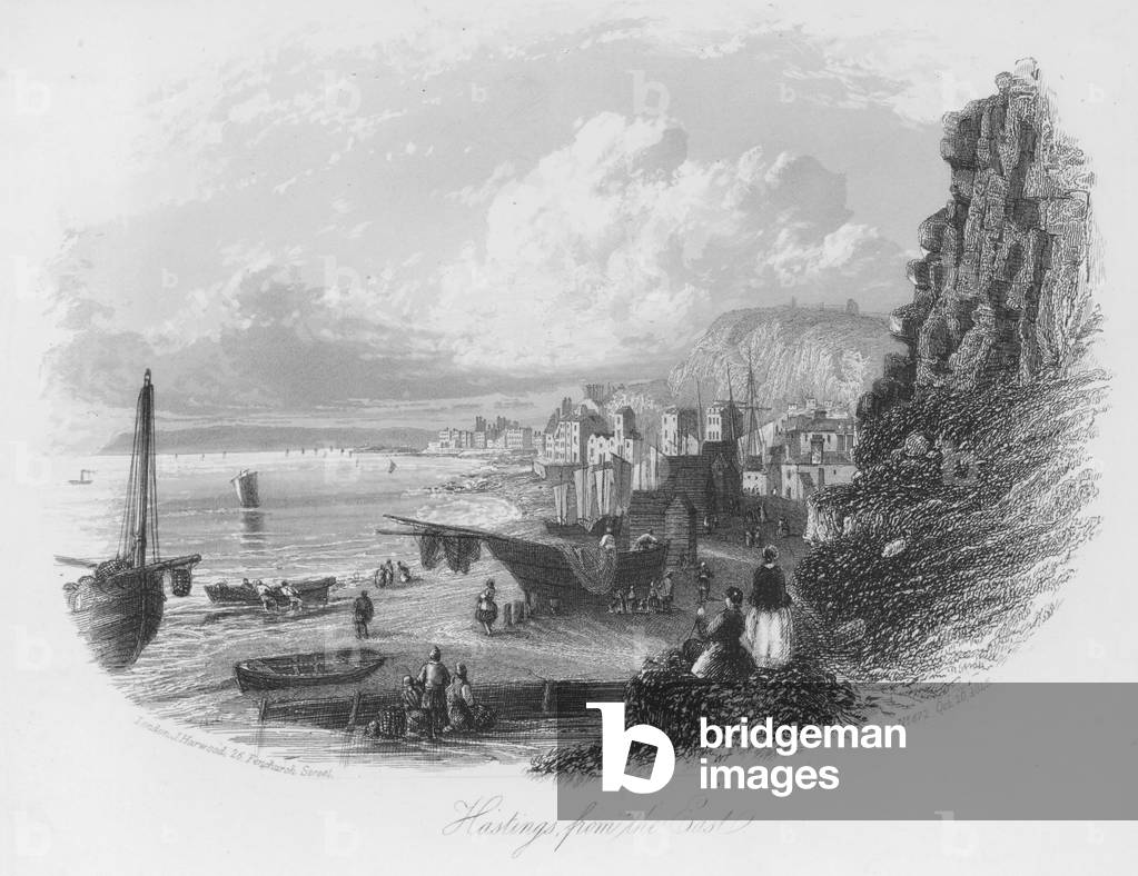 Hastings, from the East (engraving)