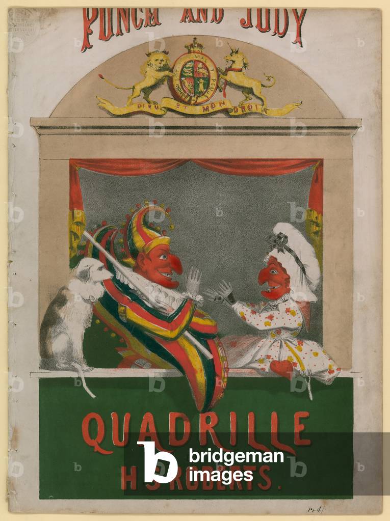 Punch and Judy Quadrille by H S Roberts (colour litho)