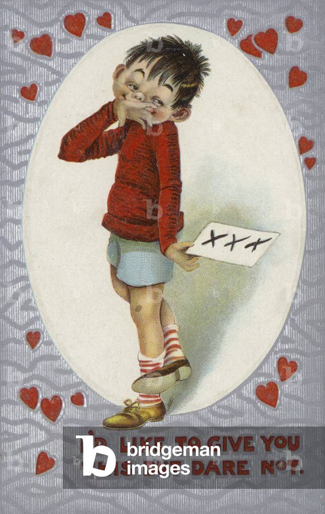 I'd like to give you this but dare not (chromolitho)