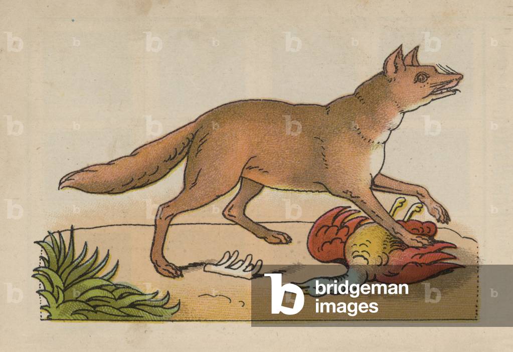 Page from the Magical Book (colour litho)