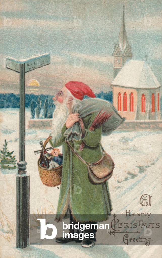 British Christmas card (colour litho)
