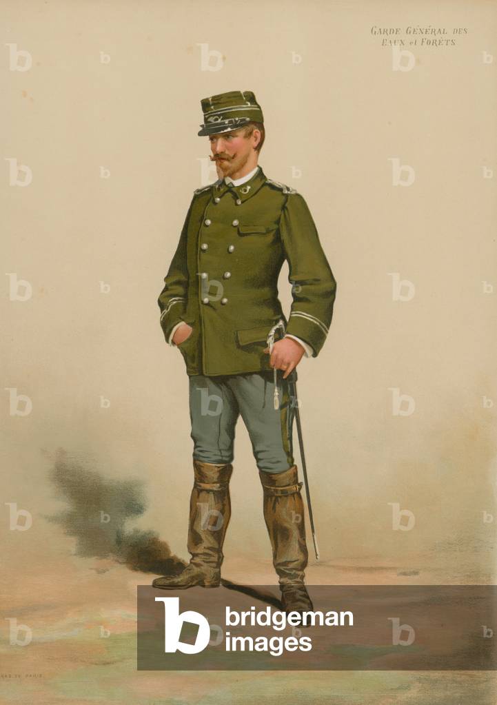 Garde General des Eaux et Forets (chromolitho)
