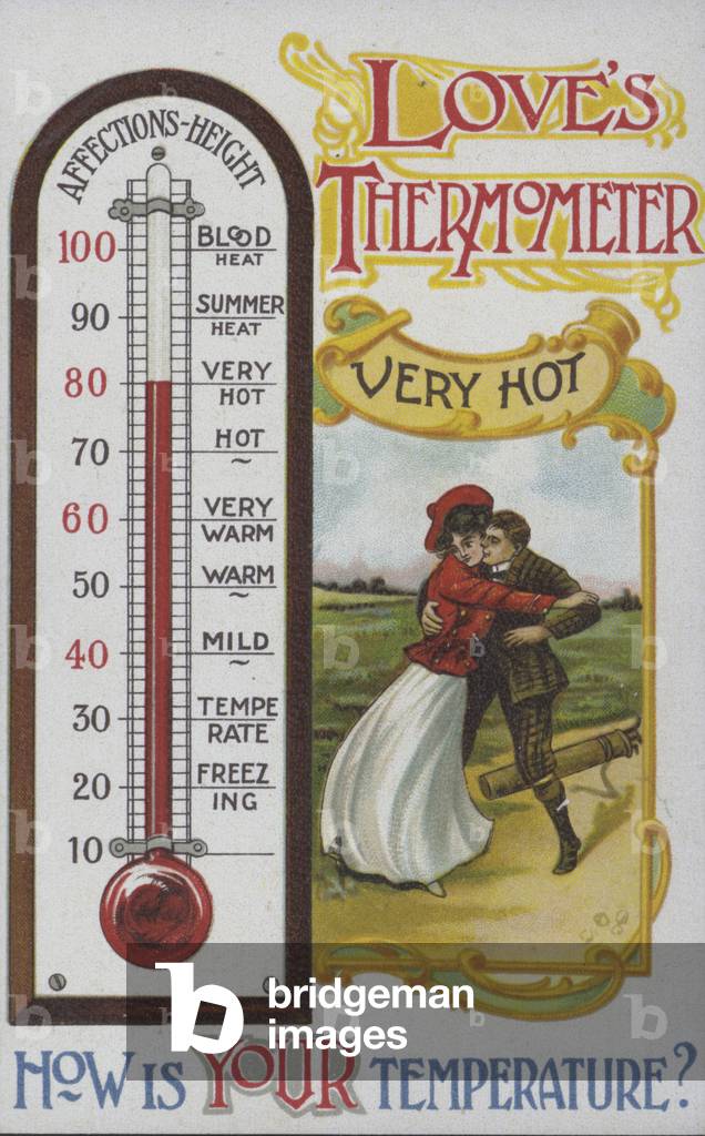 Love's thermometer (chromolitho)