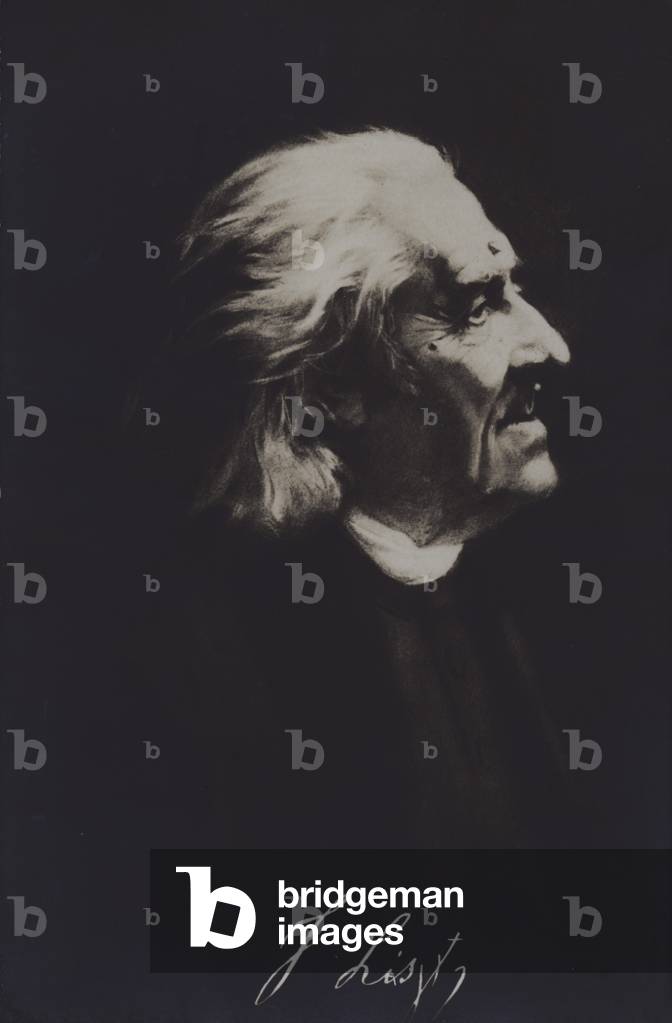 Franz Liszt (b/w photo)