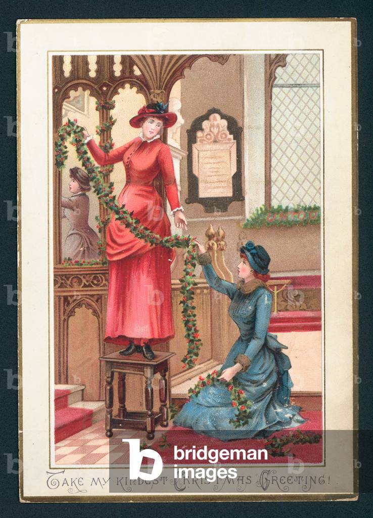 Christmas card (chromolitho)