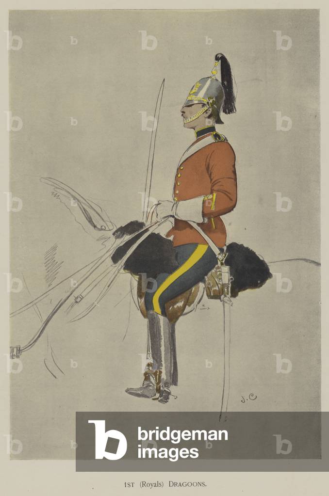 1st Royals Dragoons (colour litho)