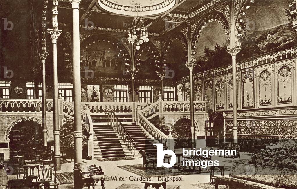Winter Gardens, Blackpool (b/w photo)