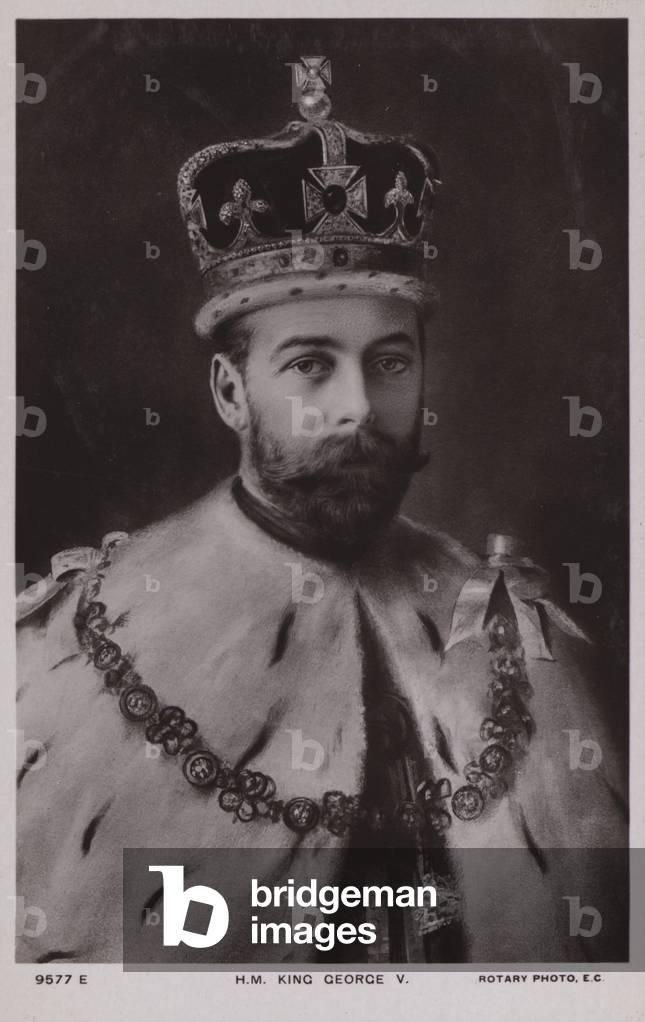 King George V (b/w photo)