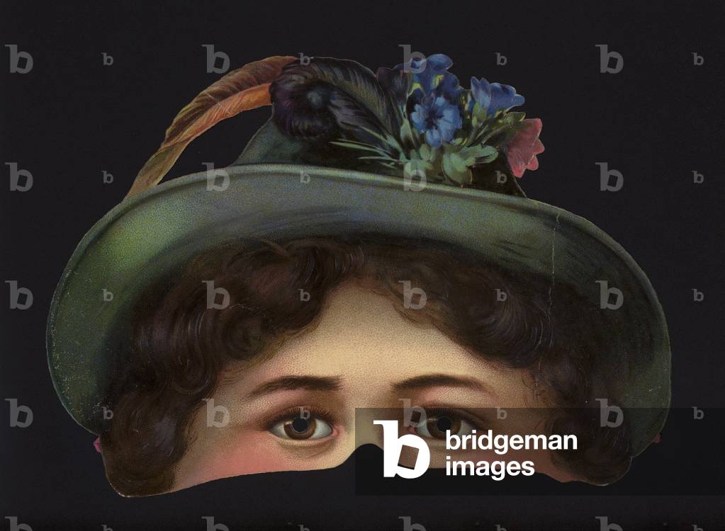 Tyrolese girl, Victorian Mask. (chromolitho)