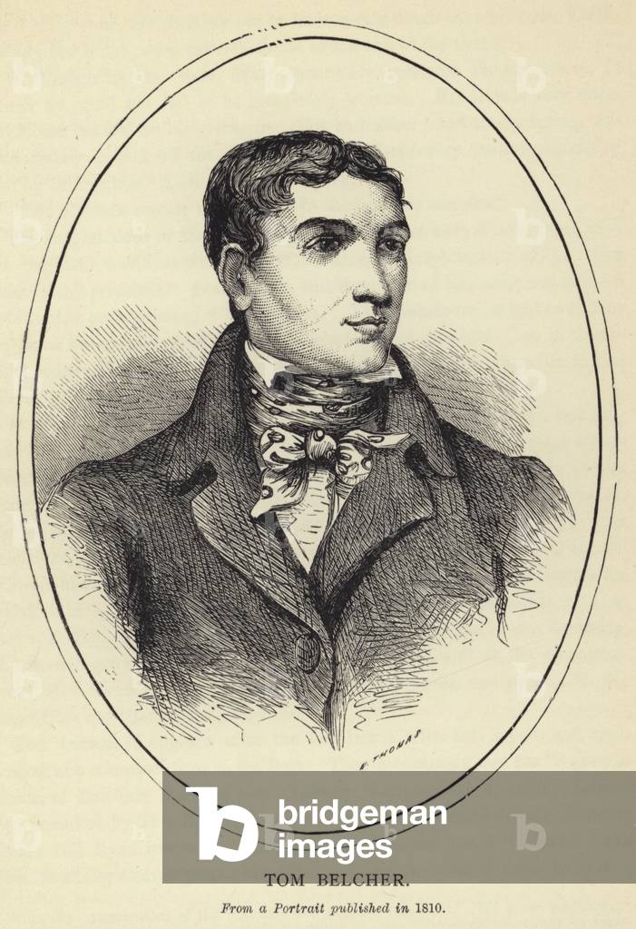 Tom Belcher, From a Portrait published in 1810 (engraving)
