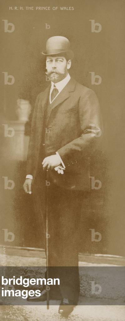 The Prince of Wales, the future King George V (b/w photo)