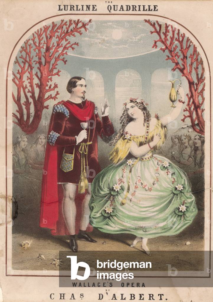 The Lurline Quadrille, 1860 (colour litho)