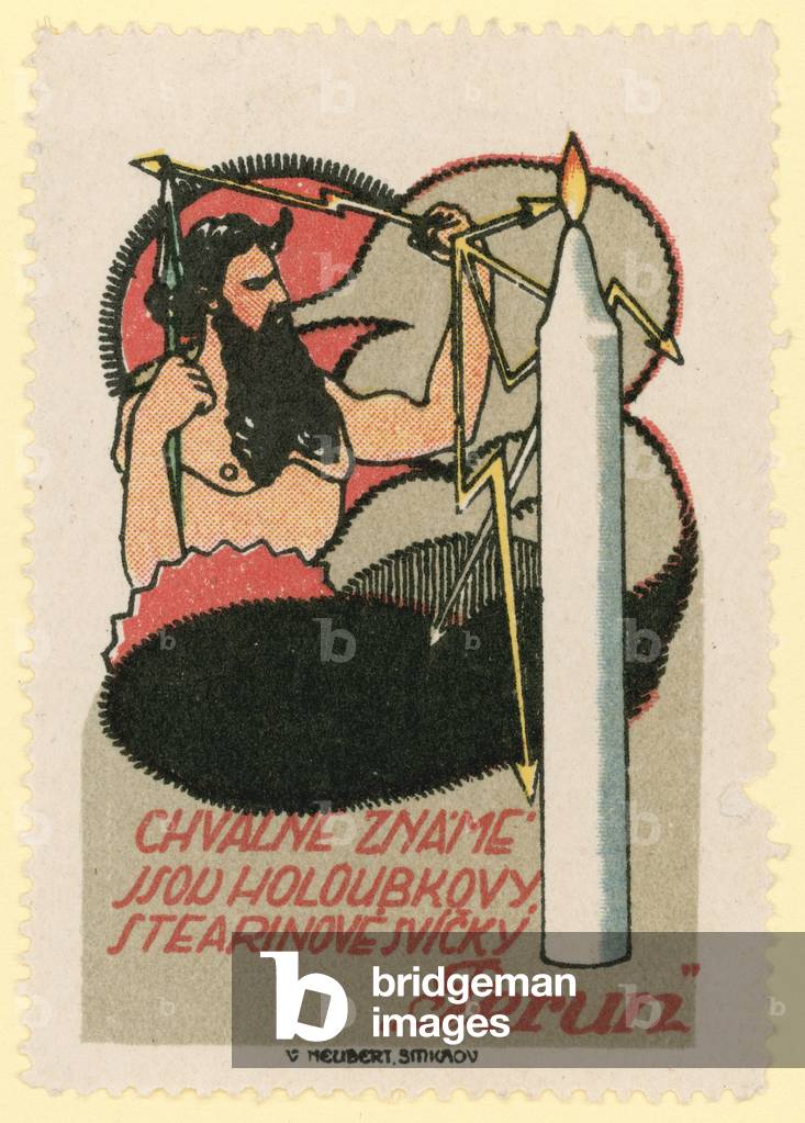 Perun candles (colour litho)