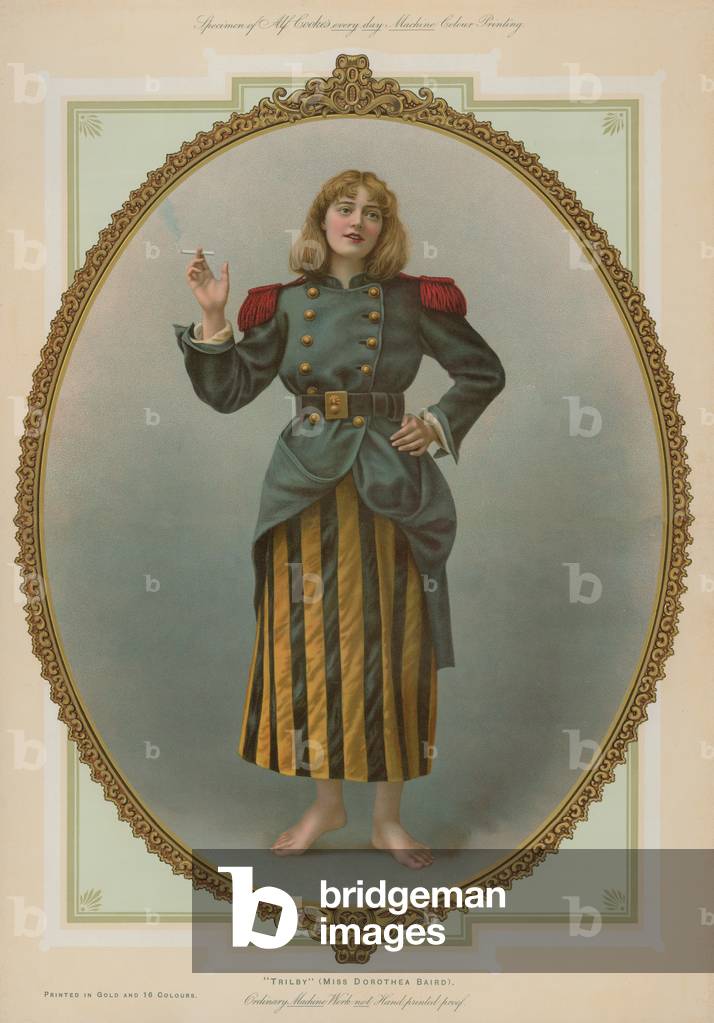 Trilby, Miss Dorothea Baird (chromolitho)