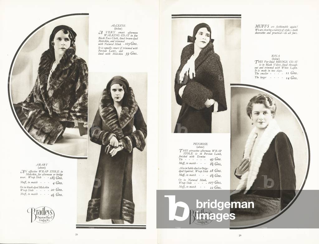 The Fashion In Furs for the Winter Season 1930-31 (b/w photo)