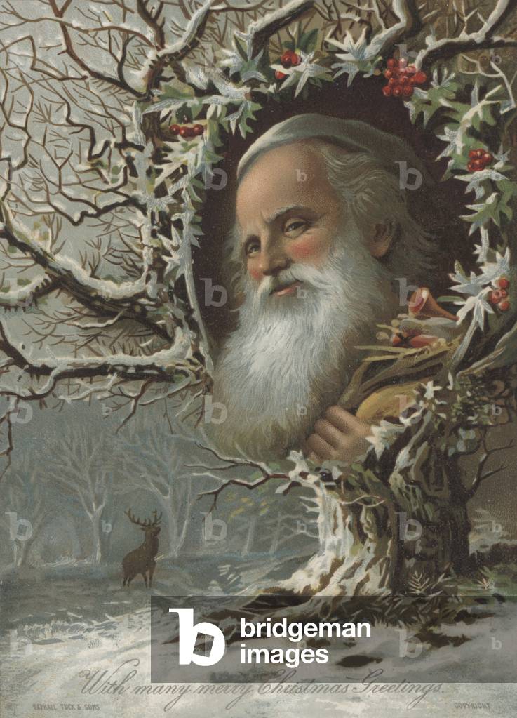 Christmas card (chromolitho)