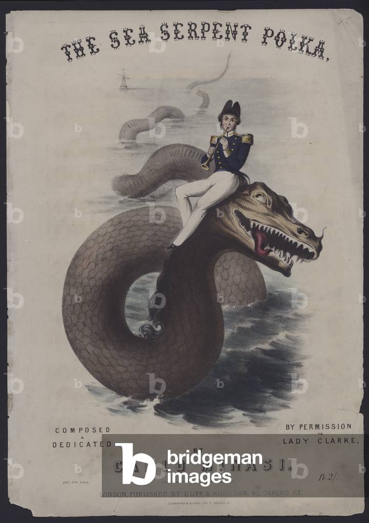 The Sea Serpent Polka (colour litho)