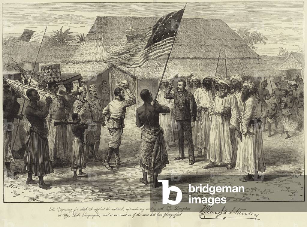 Stanley meets Livingstone (engraving)