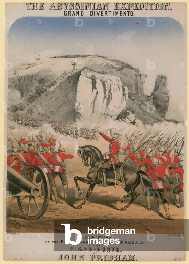 The Abyssian Expedition, Grand Divertimento (colour litho)