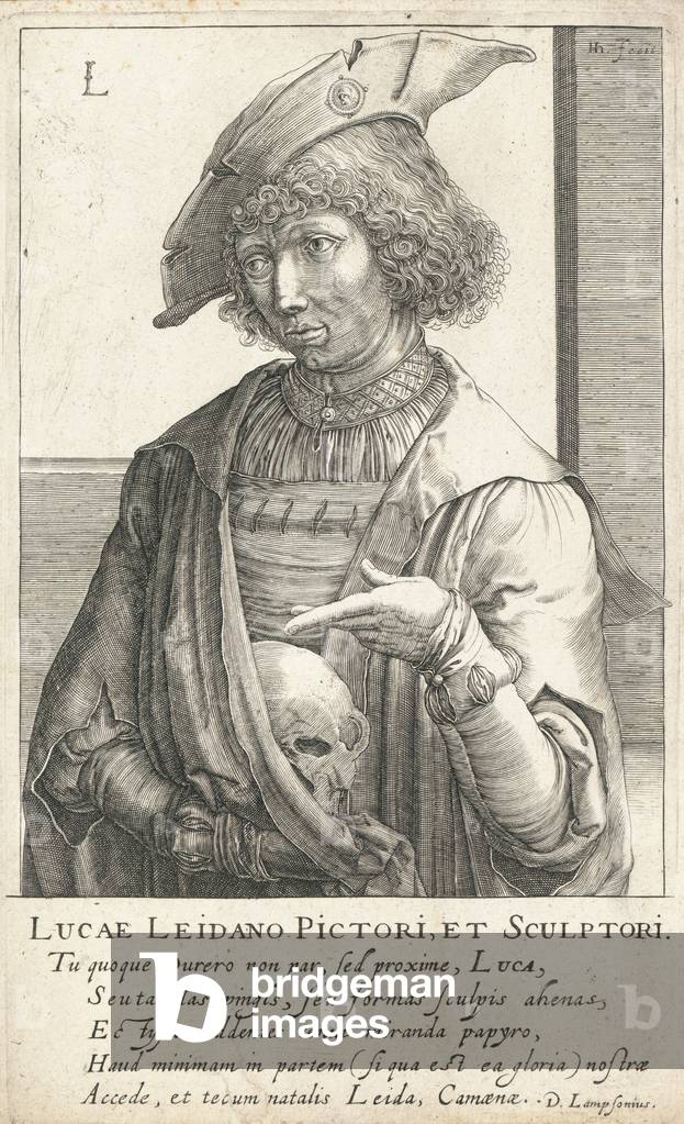 Lucas van Leyden, Dutch engraver and painter (engraving)