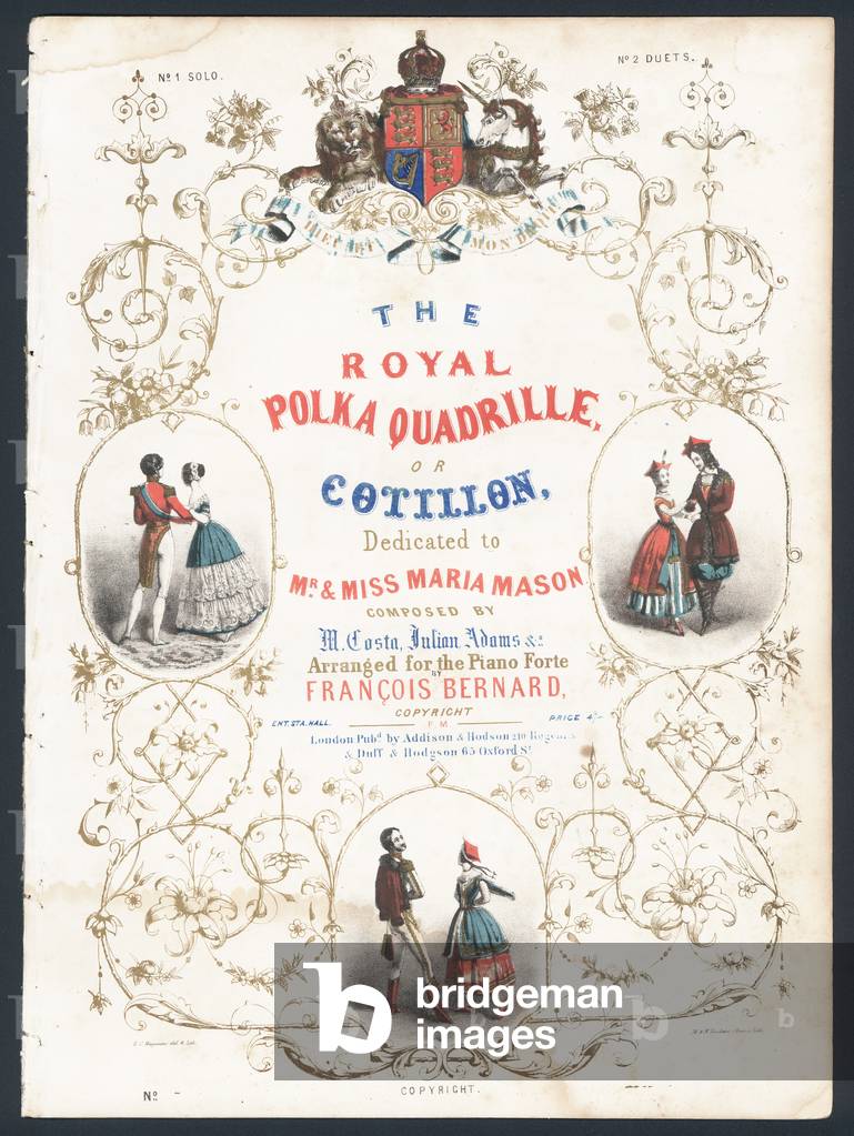The Royal Quadrille (colour litho)