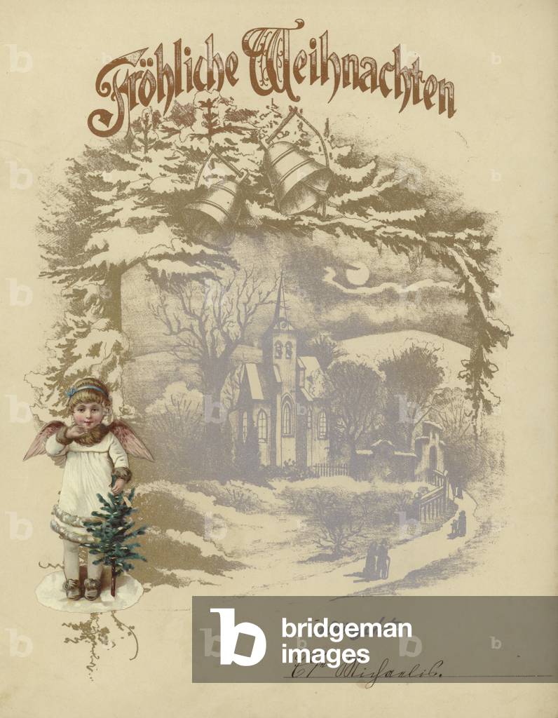 German Christmas card (colour litho)