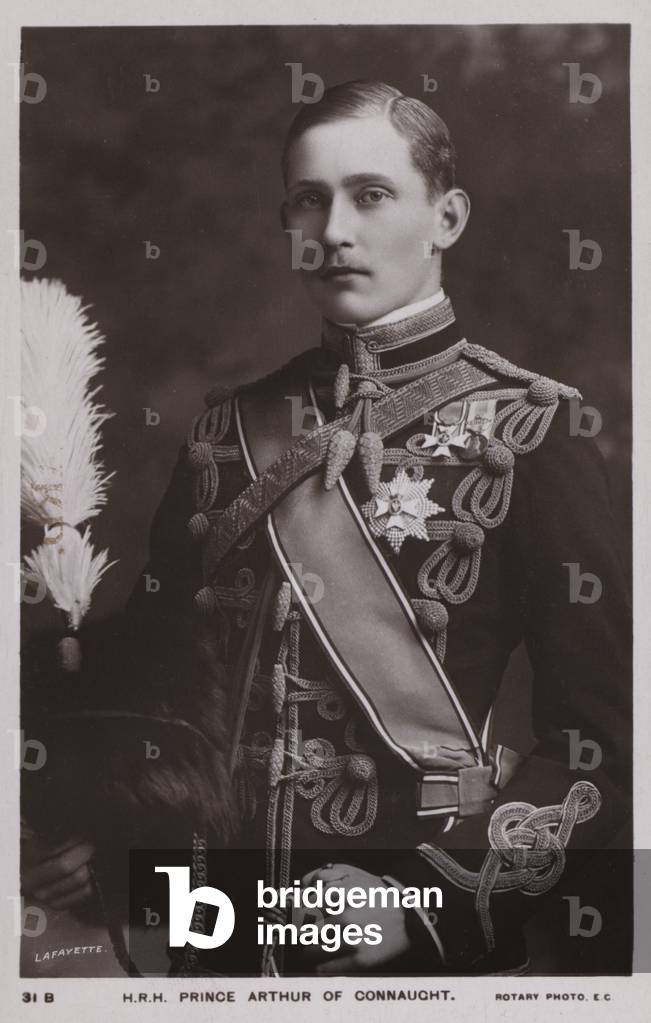 Prince Arthur Of Connaught (b/w photo)
