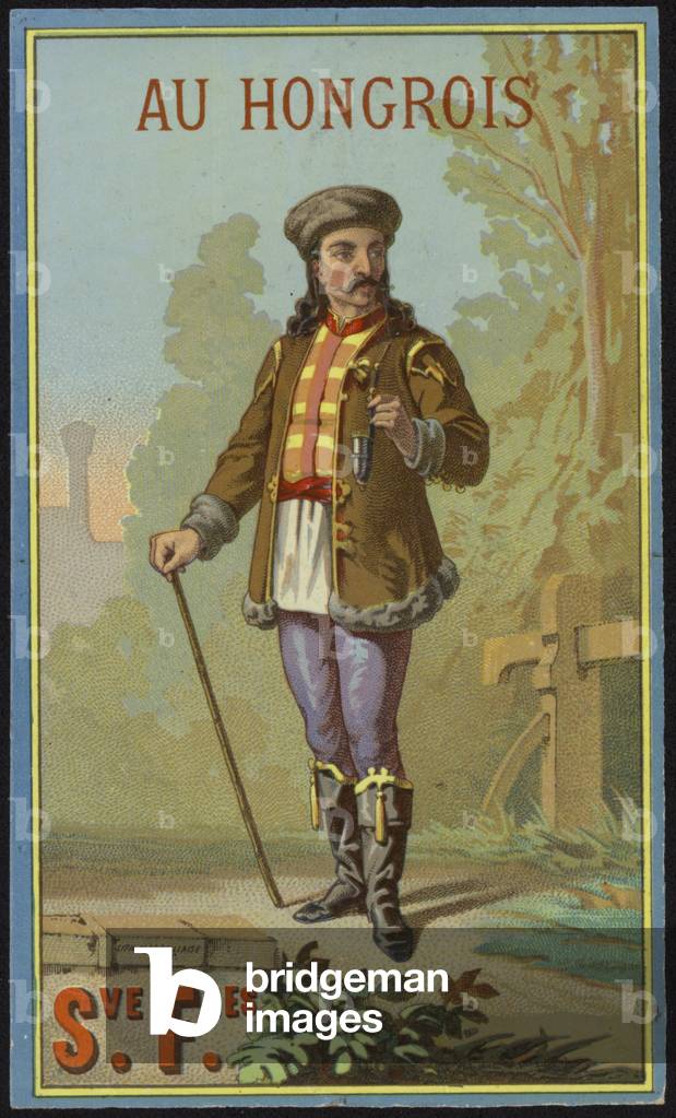 Label for Hungarian thread (colour litho)