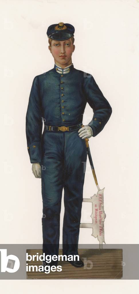 HRH Prince Albert Victor of Wales as Midshipman (chromolitho)