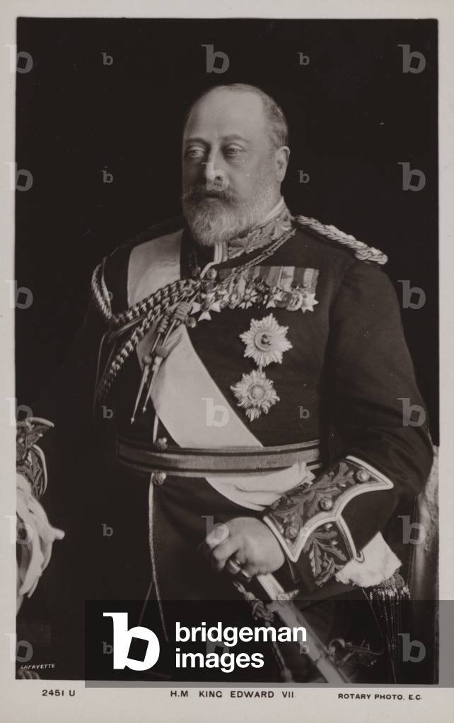 King Edward VII (b/w photo)
