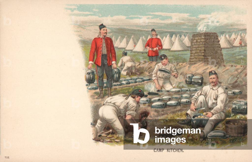 Camp kitchen (chromolitho)