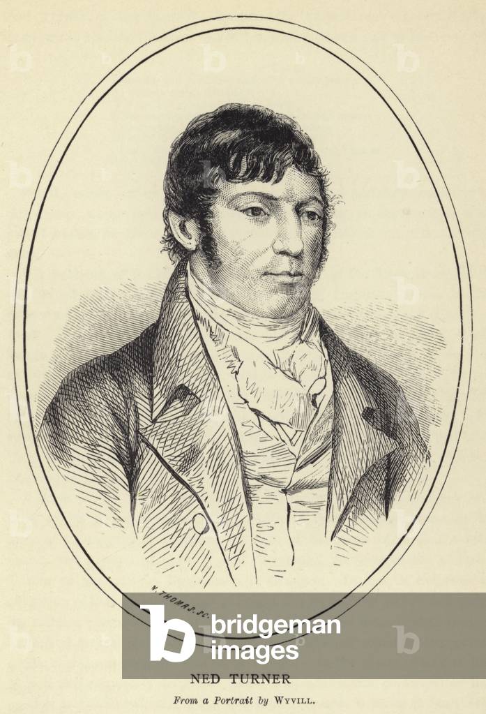 Ned Turner, From a Portrait by Wyvill (engraving)