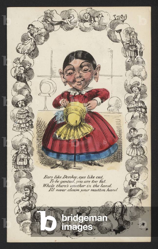 Vinegar Valentine card (colour litho)