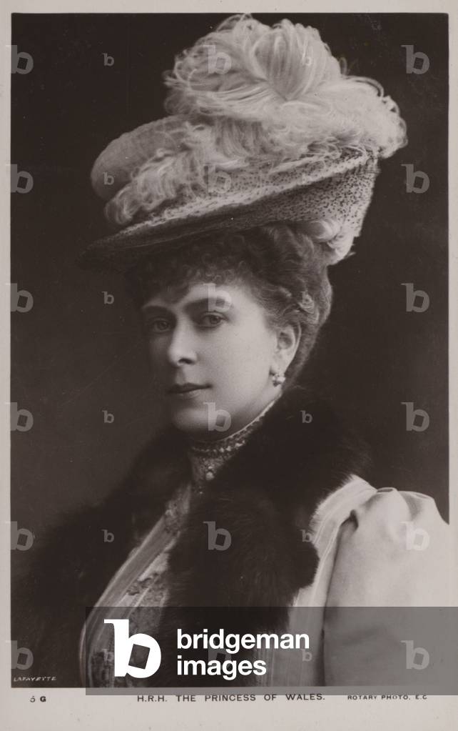 Queen Alexandra, Princess Of Wales (b/w photo)