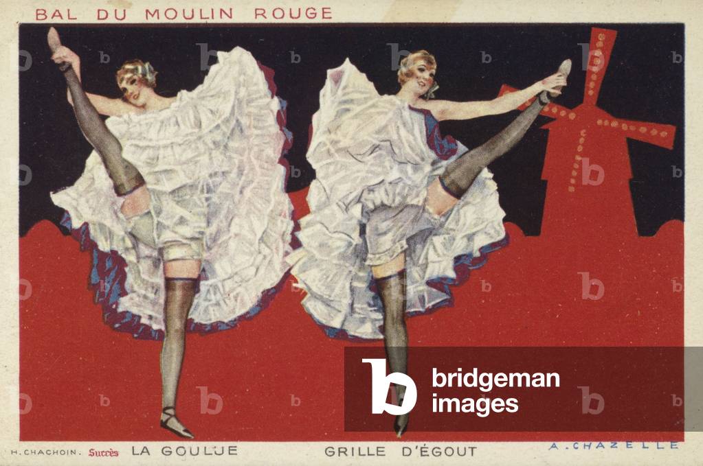 Bal Du Moulin Rouge (colour litho)