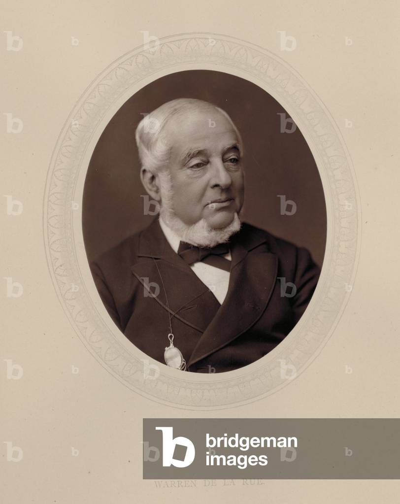 Warren De La Rue, son of the founder of the firm, Thomas De La Rue (b/w photo)