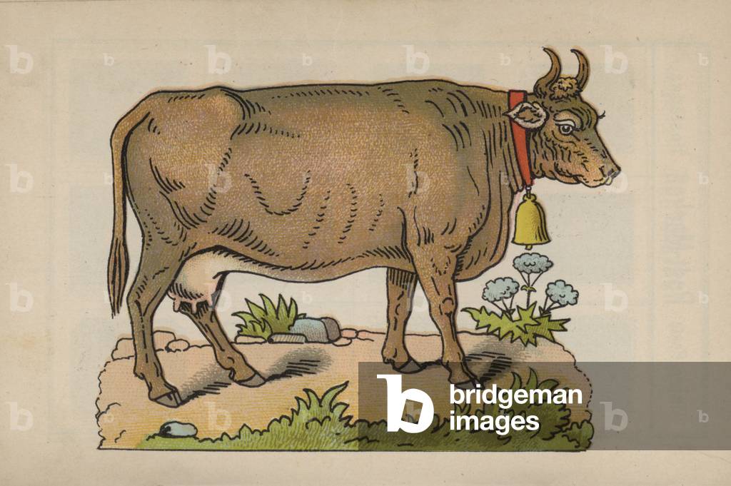 Page from the Magical Book (colour litho)