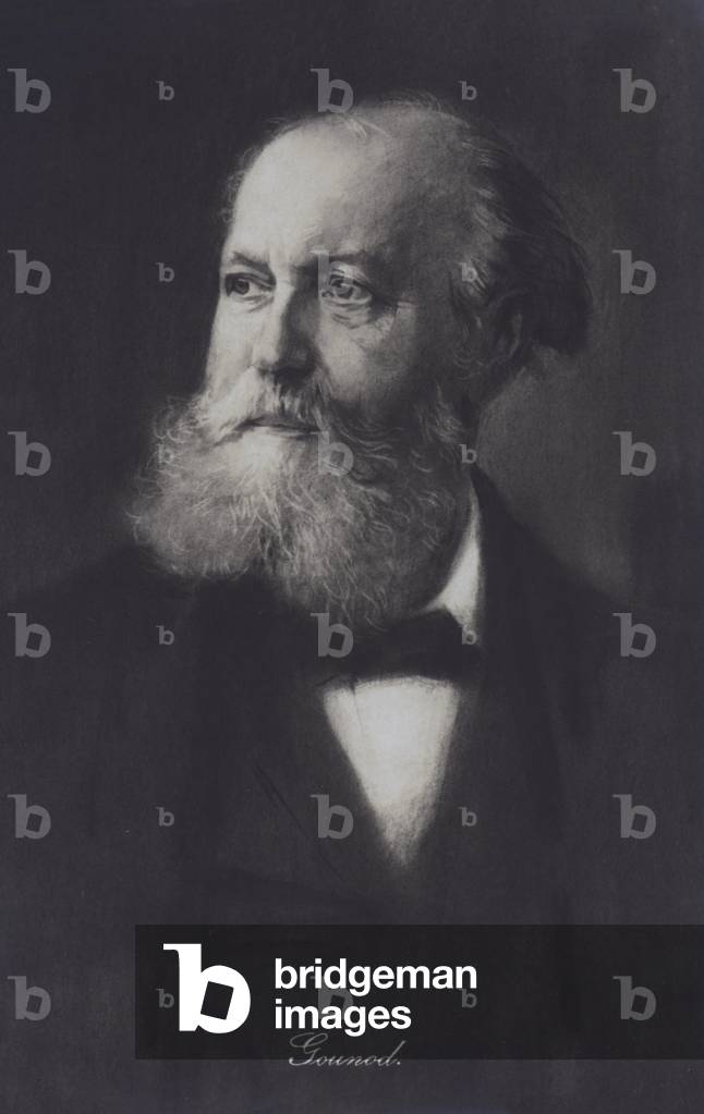 Charles Gounod, French pianist and composer (litho)