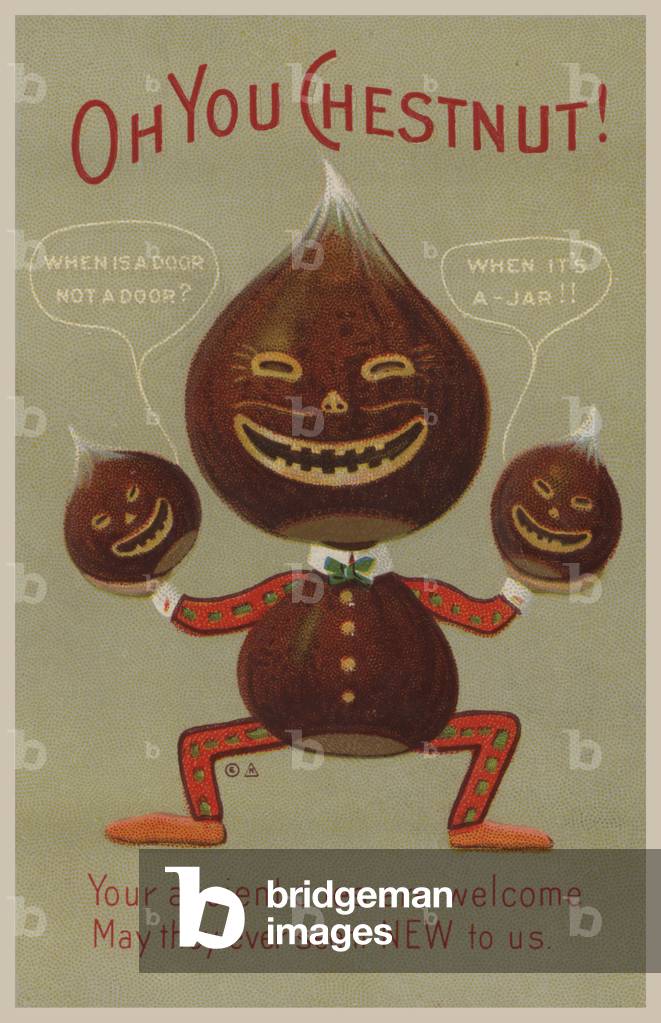 Oh You Chestnut! (colour litho)