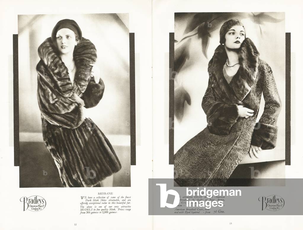 The Fashion In Furs for the Winter Season 1930-31 (b/w photo)