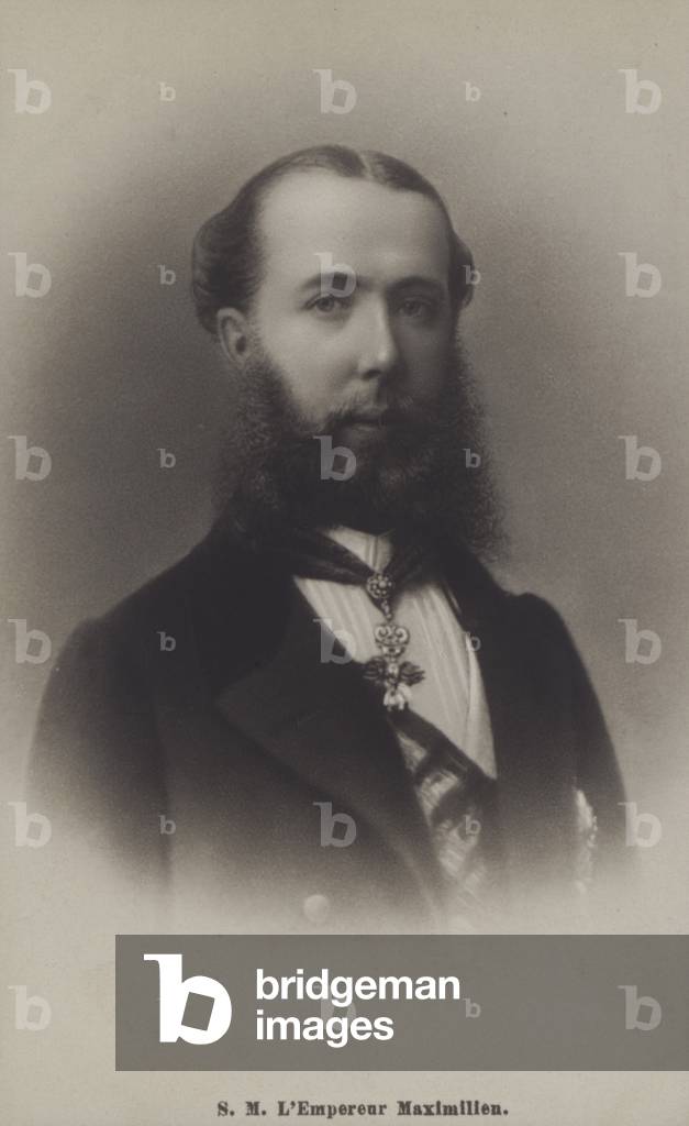 Emperor Maximilien Of Mexico (b/w photo)