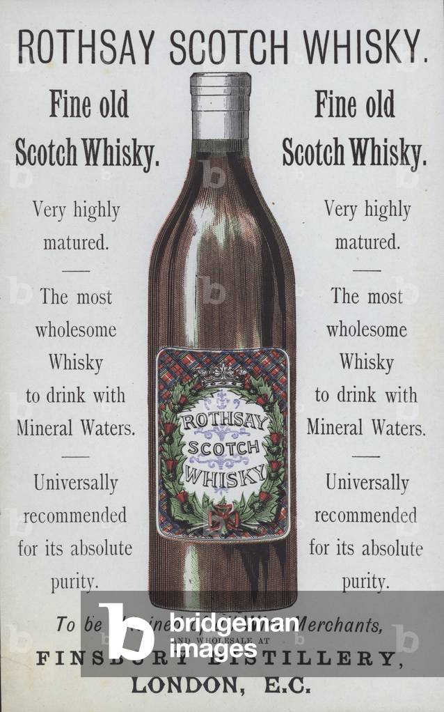 Advertisement for Rothsay Scotch Whisky (colour litho)