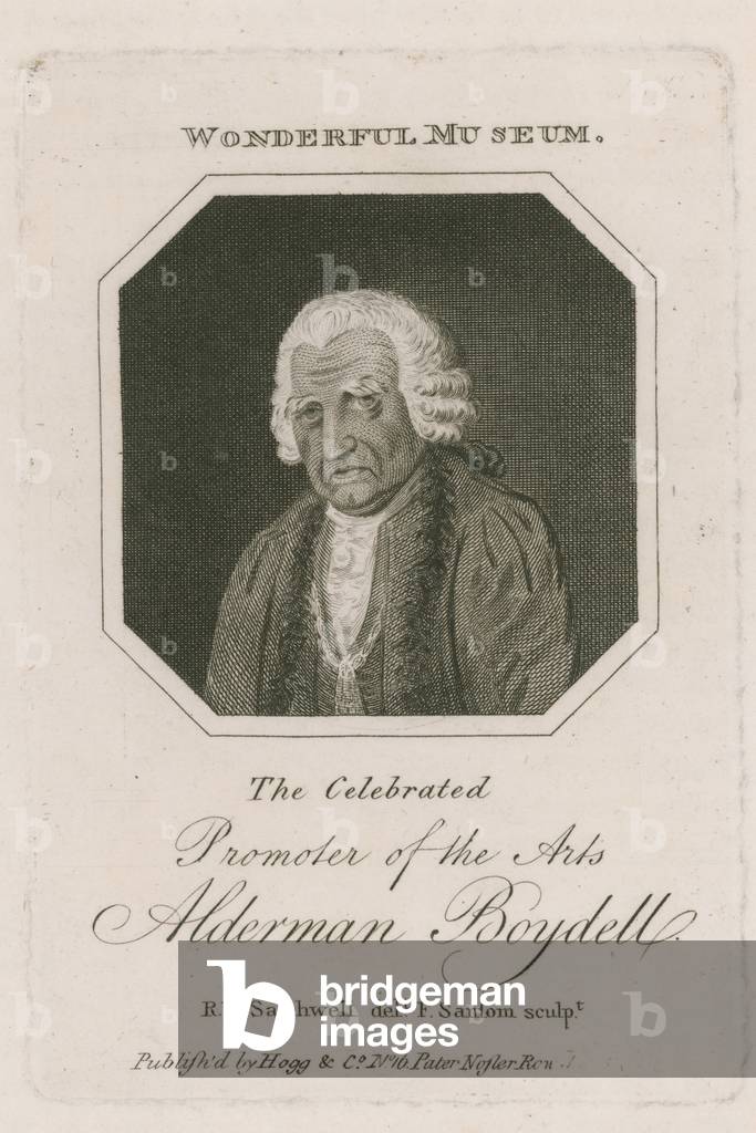Portrait of Alderman Boydell (engraving)
