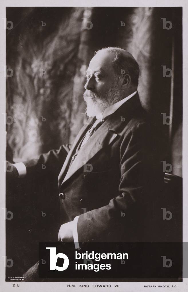 King Edward VII (b/w photo)