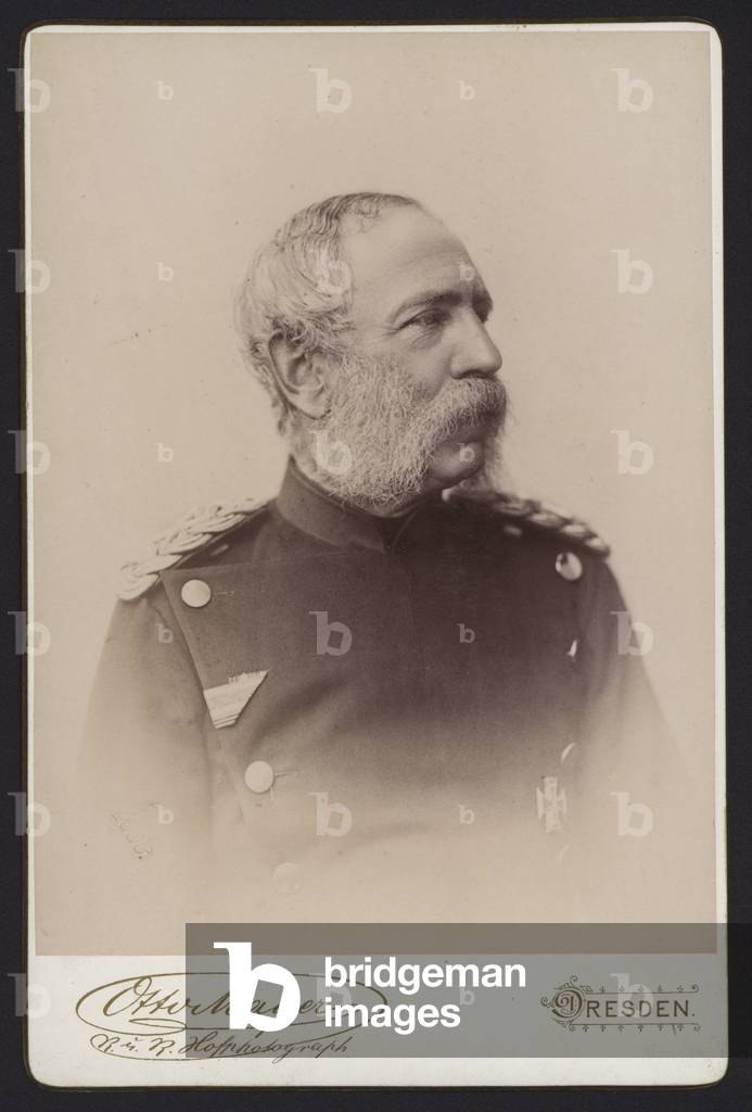 Portrait, Albert, King of Saxony (b/w photo)