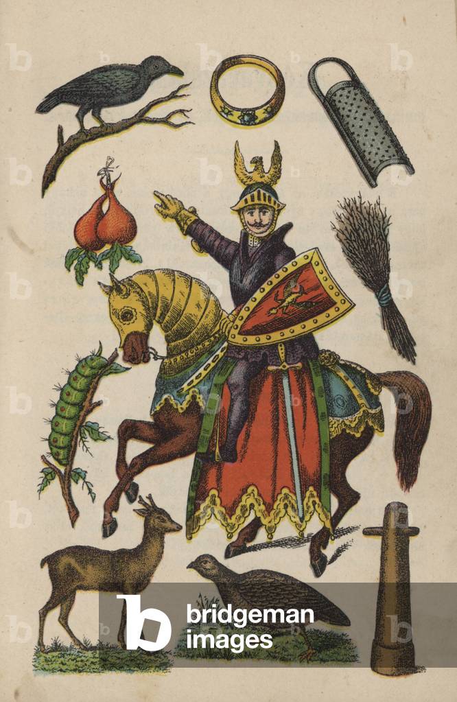 Page from the Magical Book (colour litho)