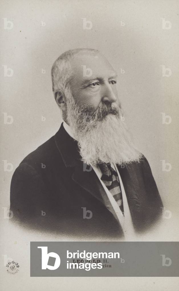 King Leopold II Of Belgium (b/w photo)