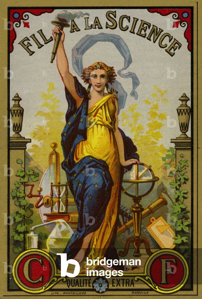 Label for Science thread (colour litho)