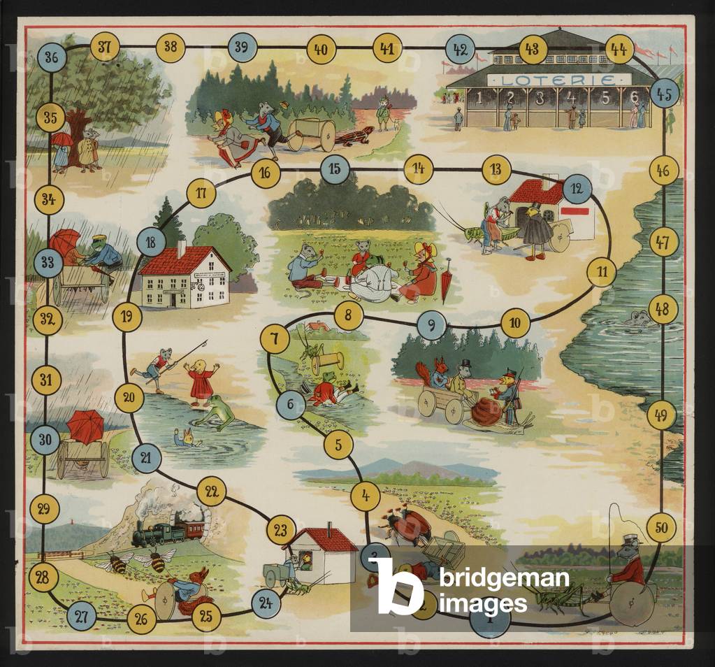 Le Voyage Amusant (colour litho)