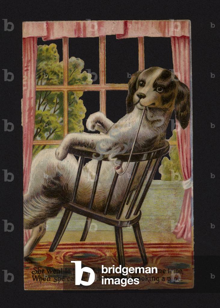 Old Mother Hubbard and her dog (chromolitho)